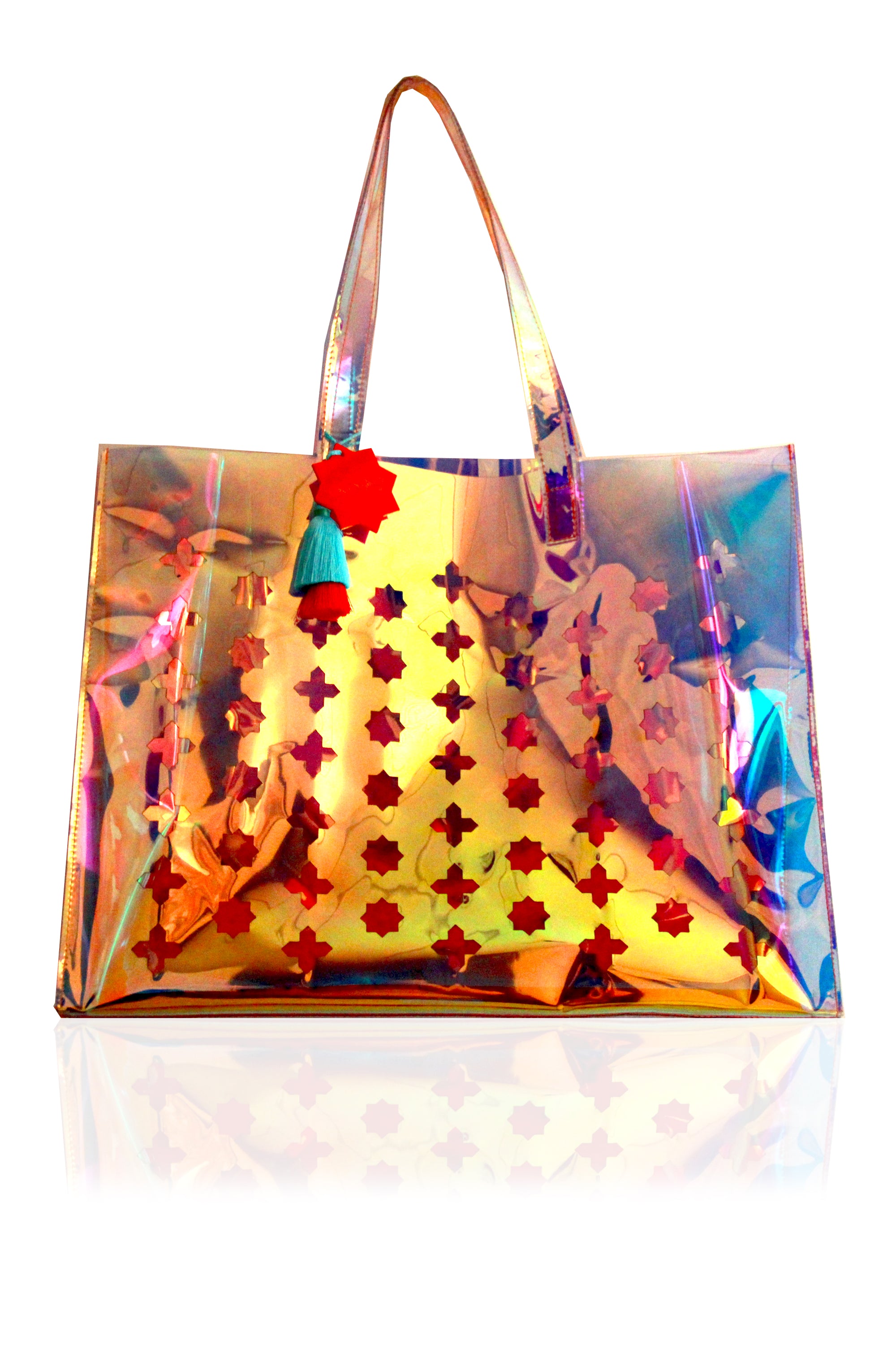 Rainbow beach bag
