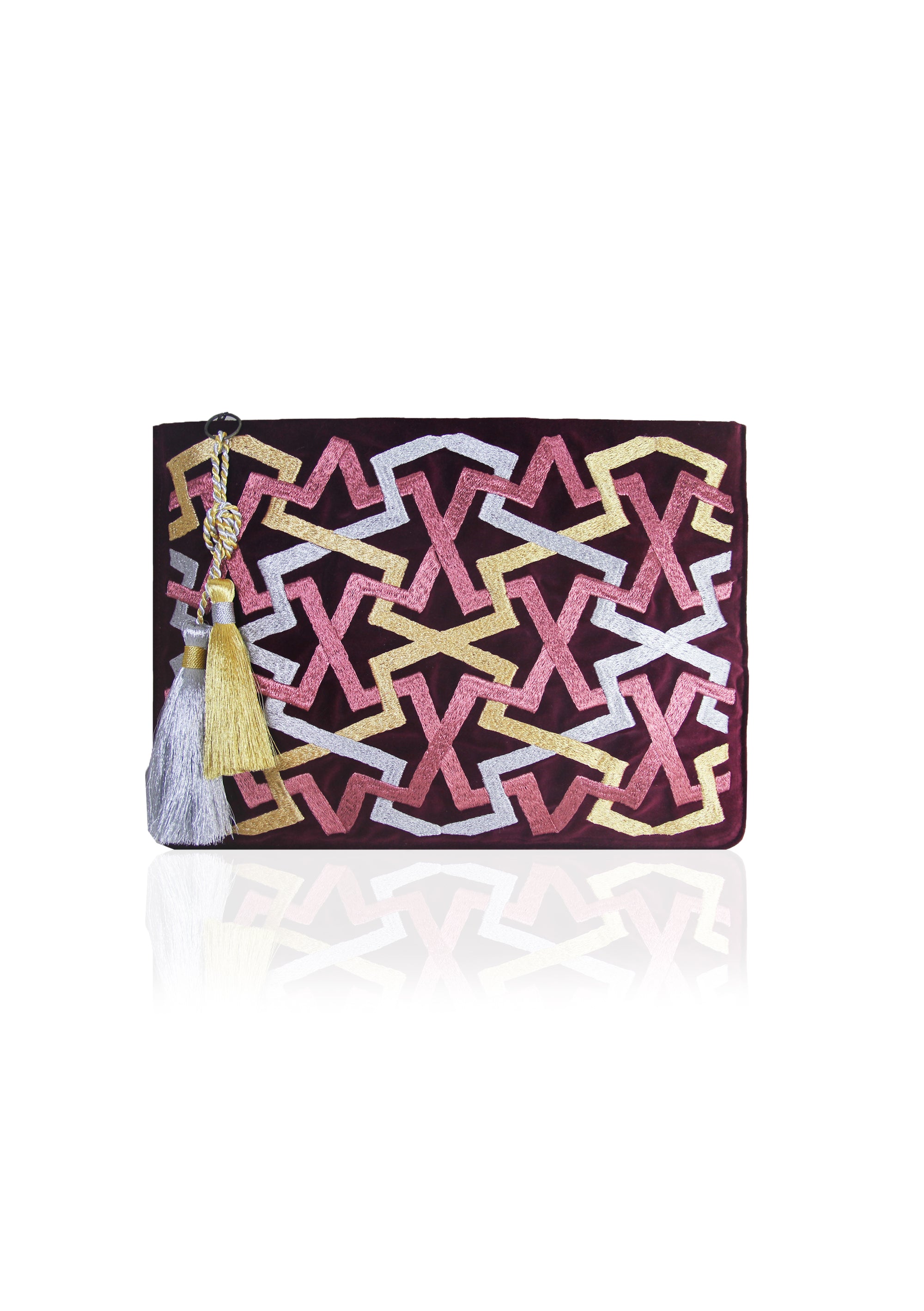 Oriental ZigZag Classic Clutch