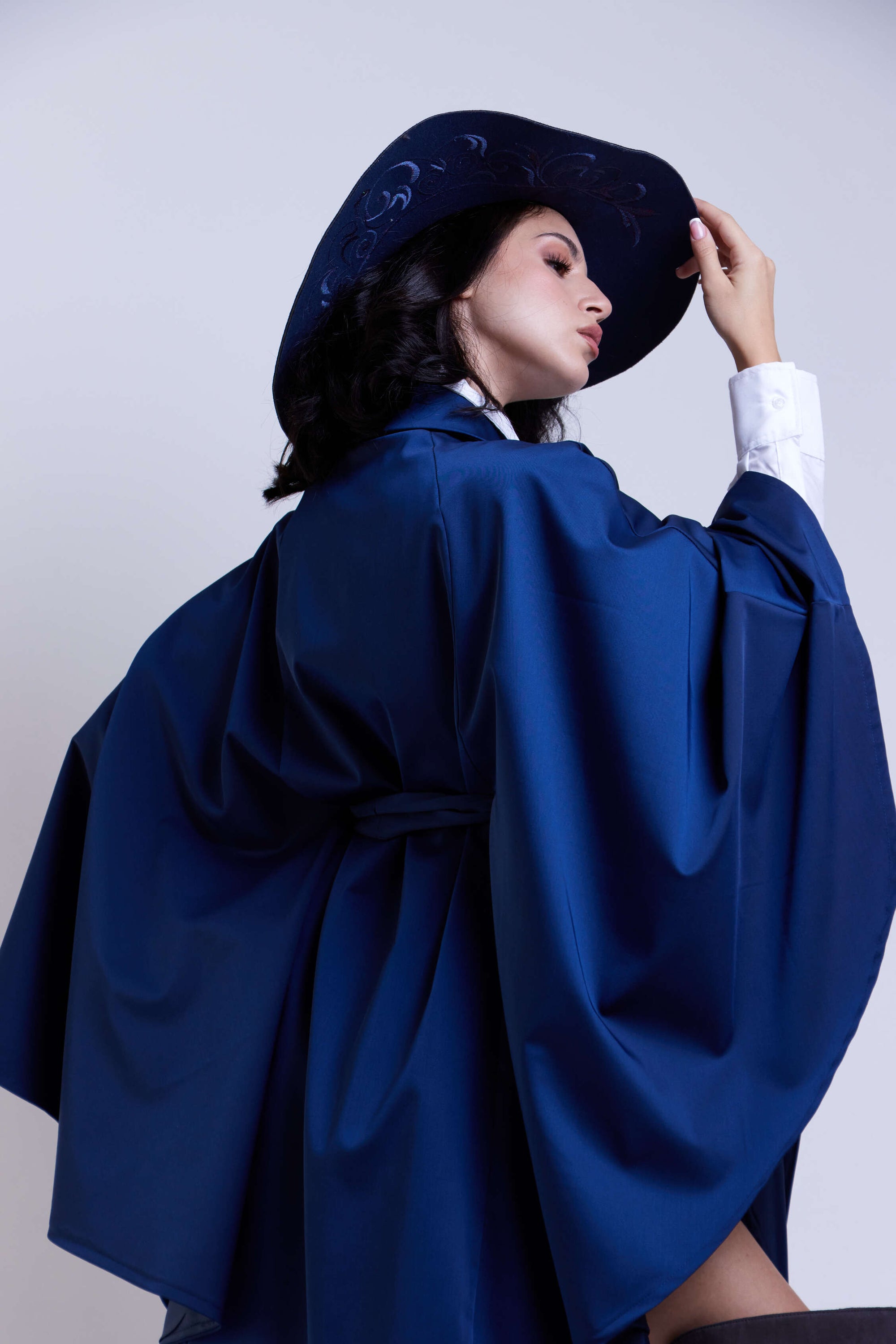 Marilyne Coat - Navy Blue