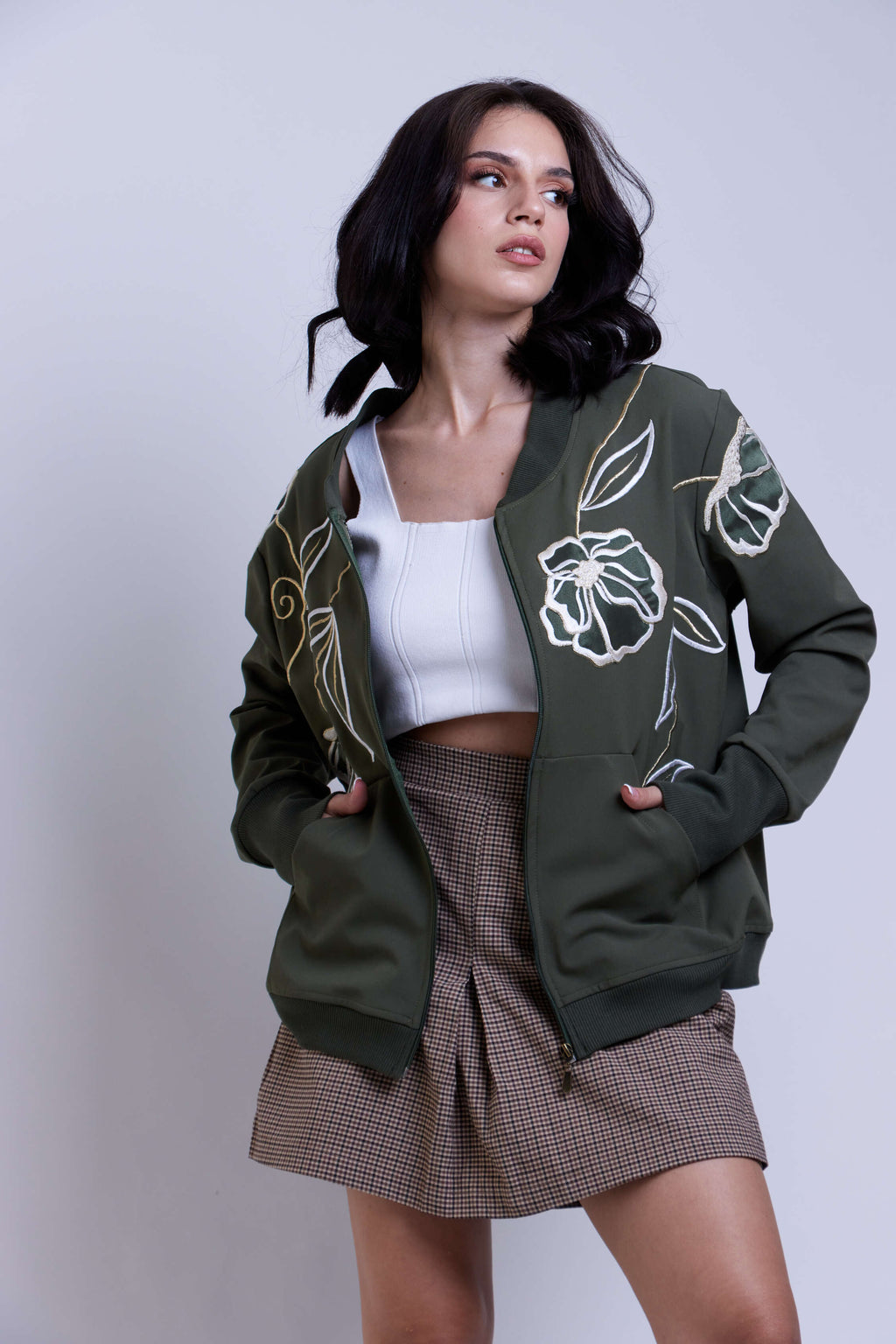 Blossom Bomber - Olive