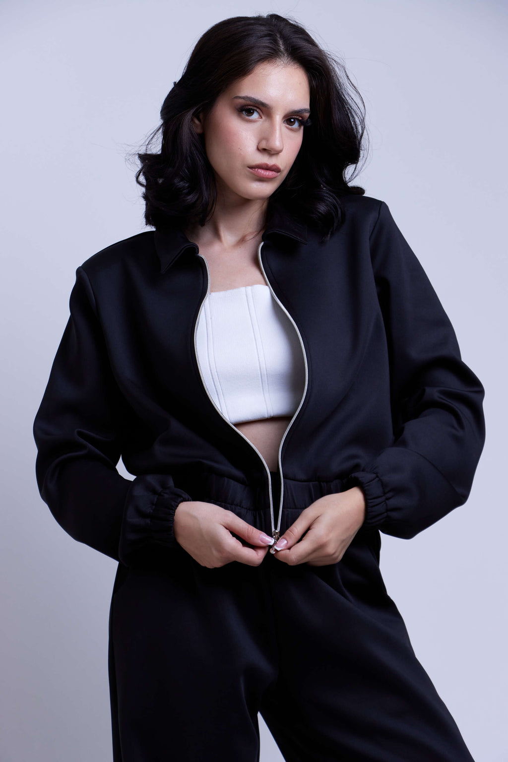 Elif Black Jacket